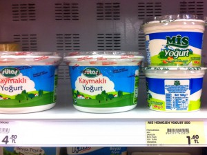 Йогурт очень популярен в Турции